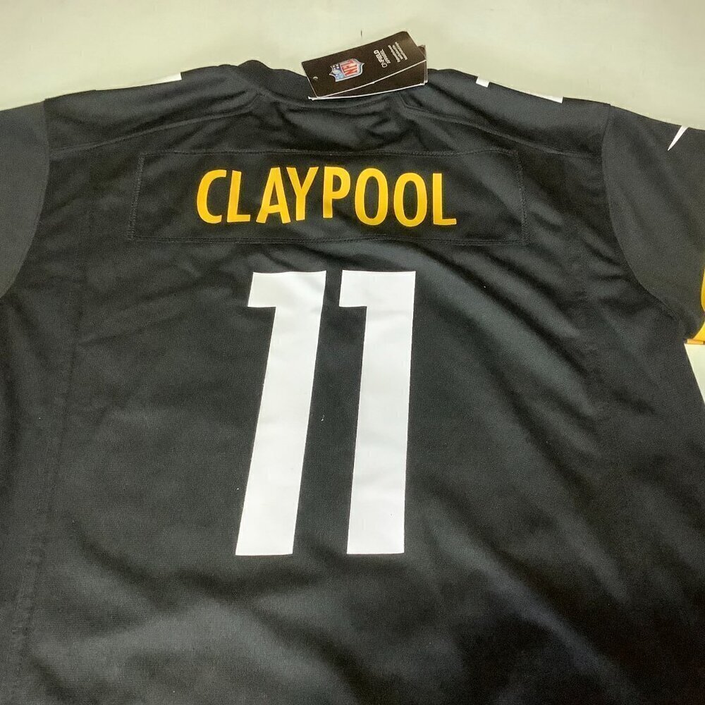 NWT Nike On Field Pittsburgh Steelers Chase Claypool #11 Jersey Sz Youth Large 1 - Picture 4 of 9